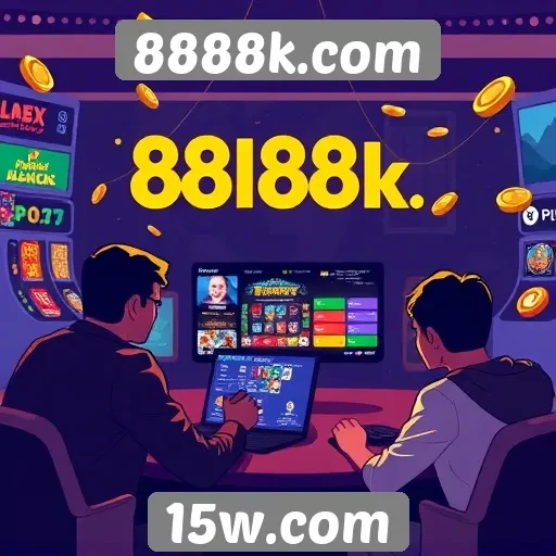Estratégias de marketing do site 8888k.com