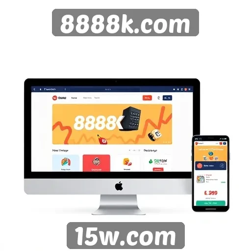 Análise da interface do usuário do site 8888k.com